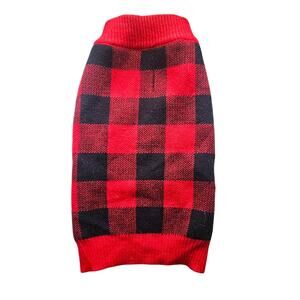 Black and White Plaid Sweater Size Medium